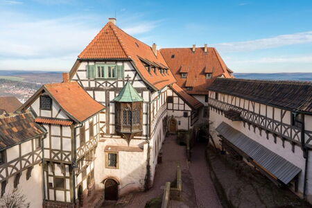 Wartburg Eisenach, Burghof