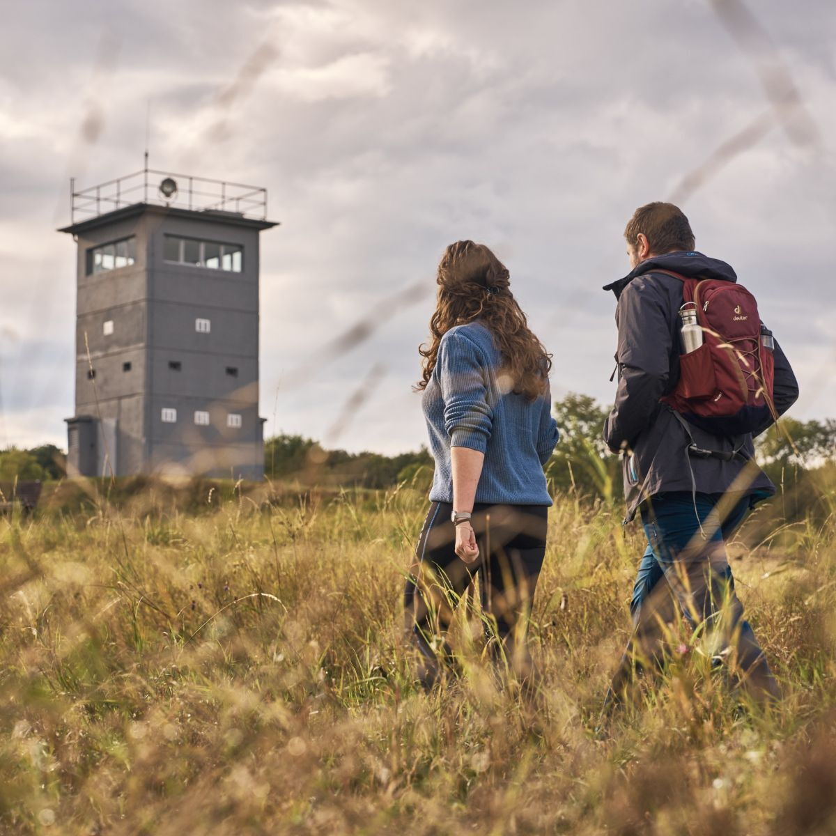 Blick auf den ehemaligen Grenzturm bei Katharinenberg